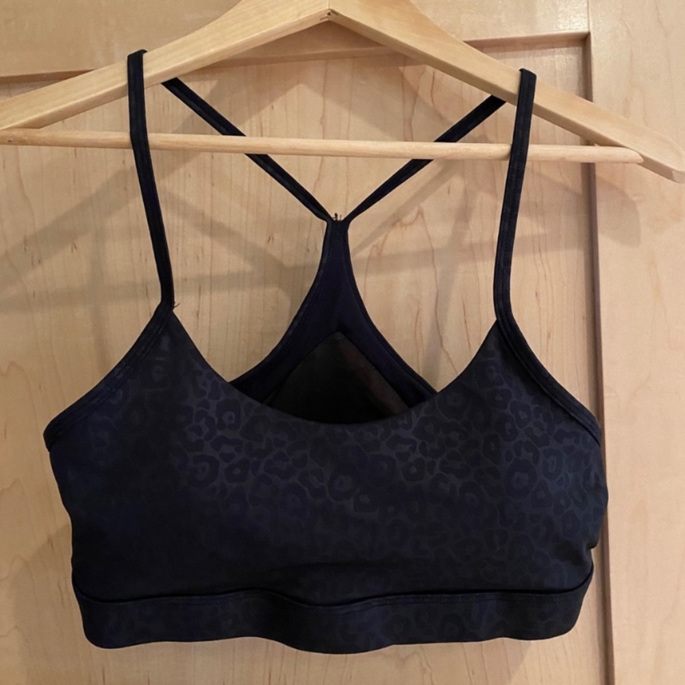 Zyia mesh leopard print bra